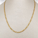 Cadena Figaro 3.55gr / 61cm / Oro Amarillo +1 18K &