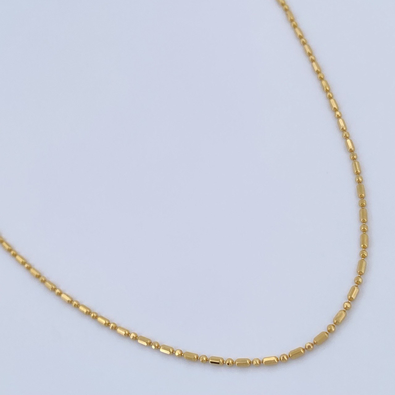 Cadena Morse 2.2gr / 45cm / Oro Amarillo +3 18K &