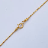 Cadena Morse 2.2gr / 45cm / Oro Amarillo +3 18K &