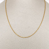 Cadena Morse 2.2gr / 45cm / Oro Amarillo +3 18K &