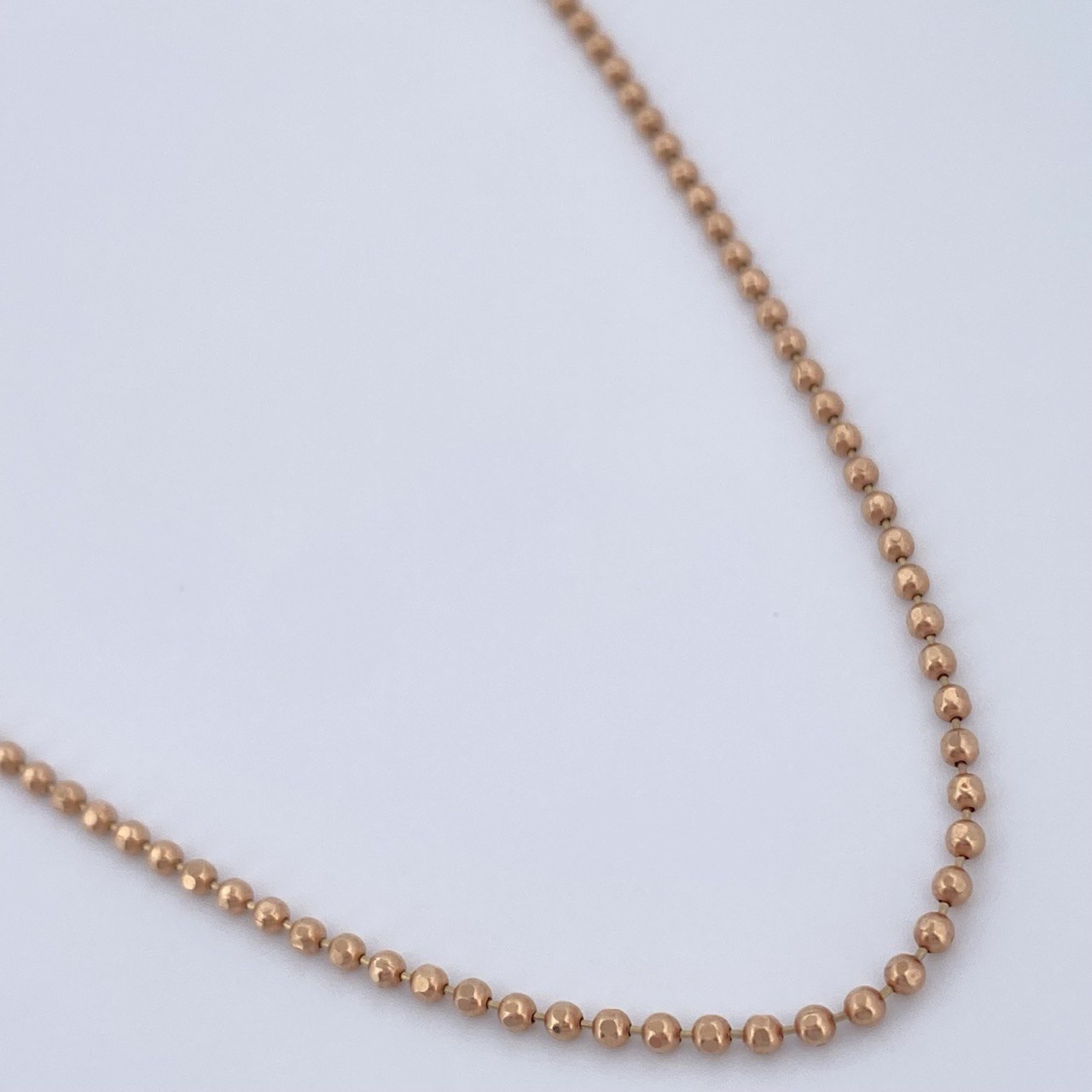 Cadena Militar 5.25gr / 60.3cm / Oro Rosa +3 18K &