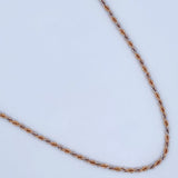 Cadena Lazo 3.45gr / 60cm / Tres  Oros  +3 18K &