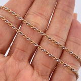 Cadena Lazo 3.45gr / 60cm / Tres  Oros  +3 18K &