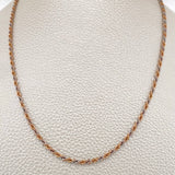 Cadena Lazo 3.45gr / 60cm / Tres  Oros  +3 18K &