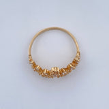 Anillo Corona Puntos 1.85gr / T6 / Oro Amarillo 18K &