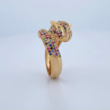 Anillo Pantera 7gr / T8 / Oro Amarillo 18K &