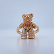 Anillo Oso Articulado 6.25gr / T7 / Oro Amarillo 18K &