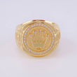 Anillo Correa Corona 7g / T11 Oro Amarillo 18K