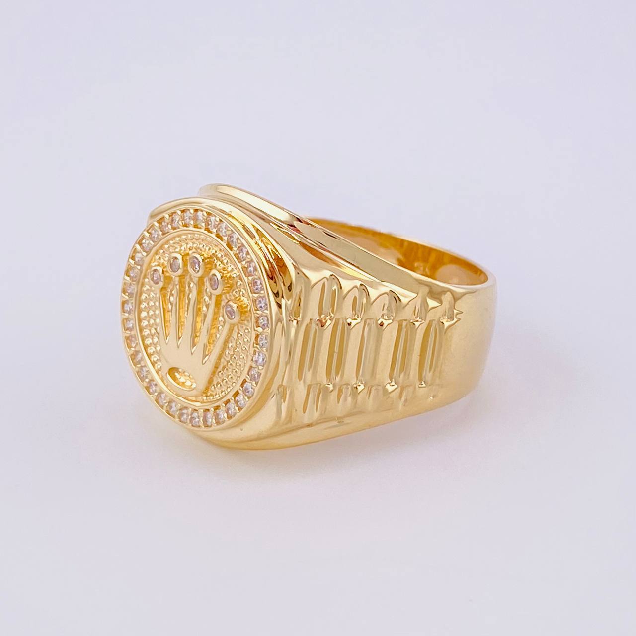 Anillo Correa Corona 7g / T11 Oro Amarillo 18K