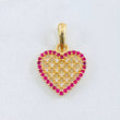 Dije Corazón Túpido 1.5gr / 2cm / Oro Amarillo 18K ©