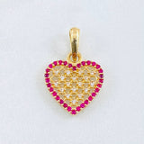 Dije Corazón Túpido 1.5gr / 2cm / Oro Amarillo 18K ©