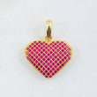 Dije Corazón Túpido 2gr / 2.3cm / Oro Amarillo 18K ©