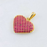 Dije Corazón Túpido 2gr / 2.3cm / Oro Amarillo 18K ©