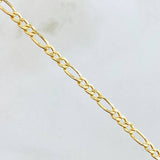 Cadena Figaro 3.75gr / 50cm / Oro Amarillo +1 18K ©