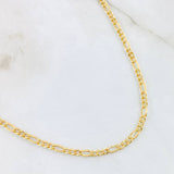 Cadena Figaro 2.25gr / 50cm / Oro Amarillo +1 18K ©