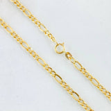 Cadena Figaro 2.25gr / 50cm / Oro Amarillo +1 18K ©