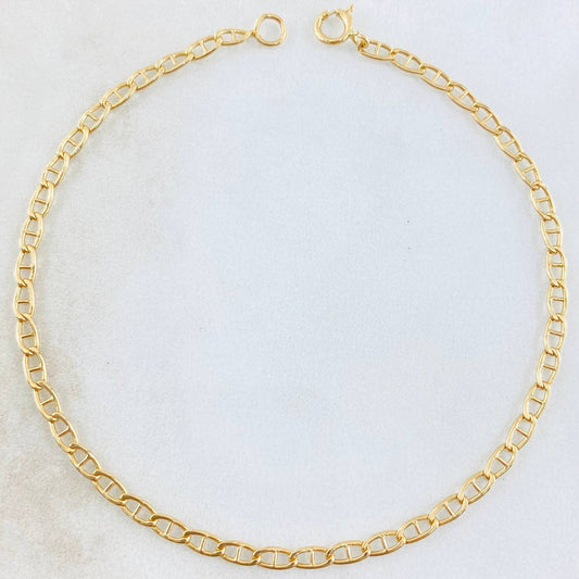 Pulso Escalera 1.25gr / 19.5cm / Oro Amarillo +3 18K ©