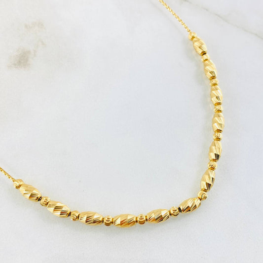 Cadena Guaya Ovalos 5.05gr / 40cm-43cm / Oro Amarillo +4 18K ©