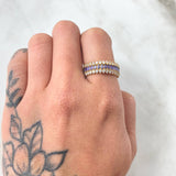 Anillo Churumbela Carril Tupido 3.75gr / T5 3/4 / Oro Amarillo 18K