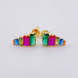 Topos Arcoiris 1.9 g / 1.3 cm Oro Amarillo 18K