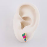 Topos Arcoiris 1.9 g / 1.3 cm Oro Amarillo 18K