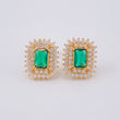 Topos Halo Tupido 4.2 g / 1.3 cm Oro Amarillo 18K