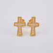 Topos Cruz 1.5 g / 1.4 cm Oro Amarillo 18K