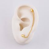 Piercing Colgante 1.1 g / 5.5 cm Oro Amarillo 18K