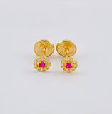 Topos Circulo Halo 0.55 g / 4.4 mm Oro Amarillo 18K