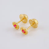 Topos Circulo Halo 0.55 g / 4.4 mm Oro Amarillo 18K