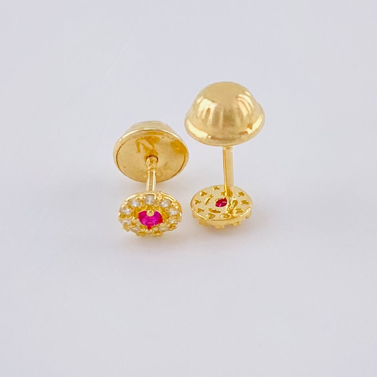 Topos Circulo Halo 0.55 g / 4.4 mm Oro Amarillo 18K