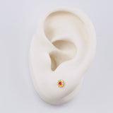 Topos Circulo Halo 0.55 g / 4.4 mm Oro Amarillo 18K