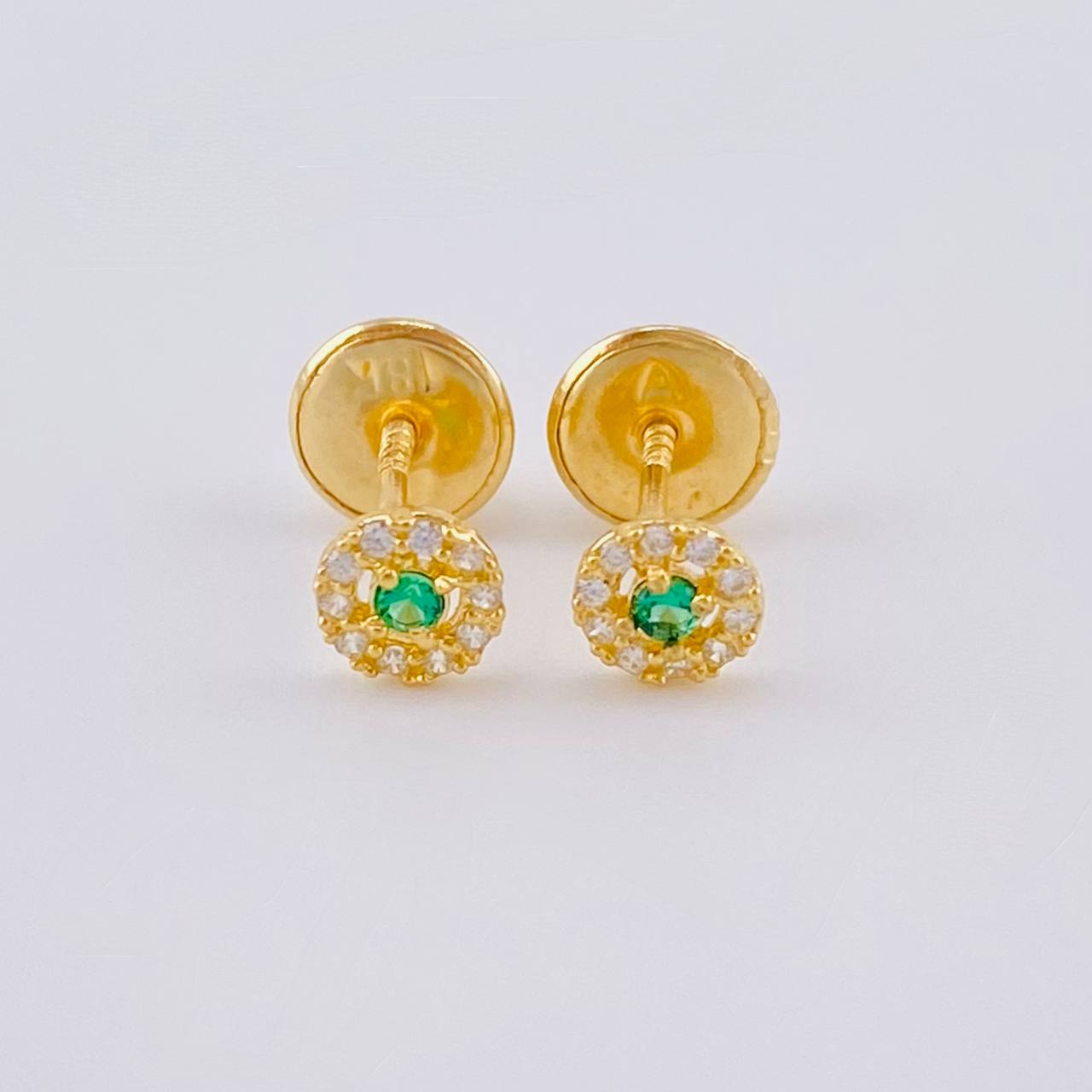 Topos Circulo Halo 0.55 g / 4.4 mm Oro Amarillo 18K
