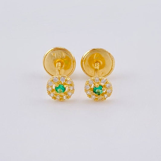 Topos Circulo Halo 0.55 g / 4.4 mm Oro Amarillo 18K