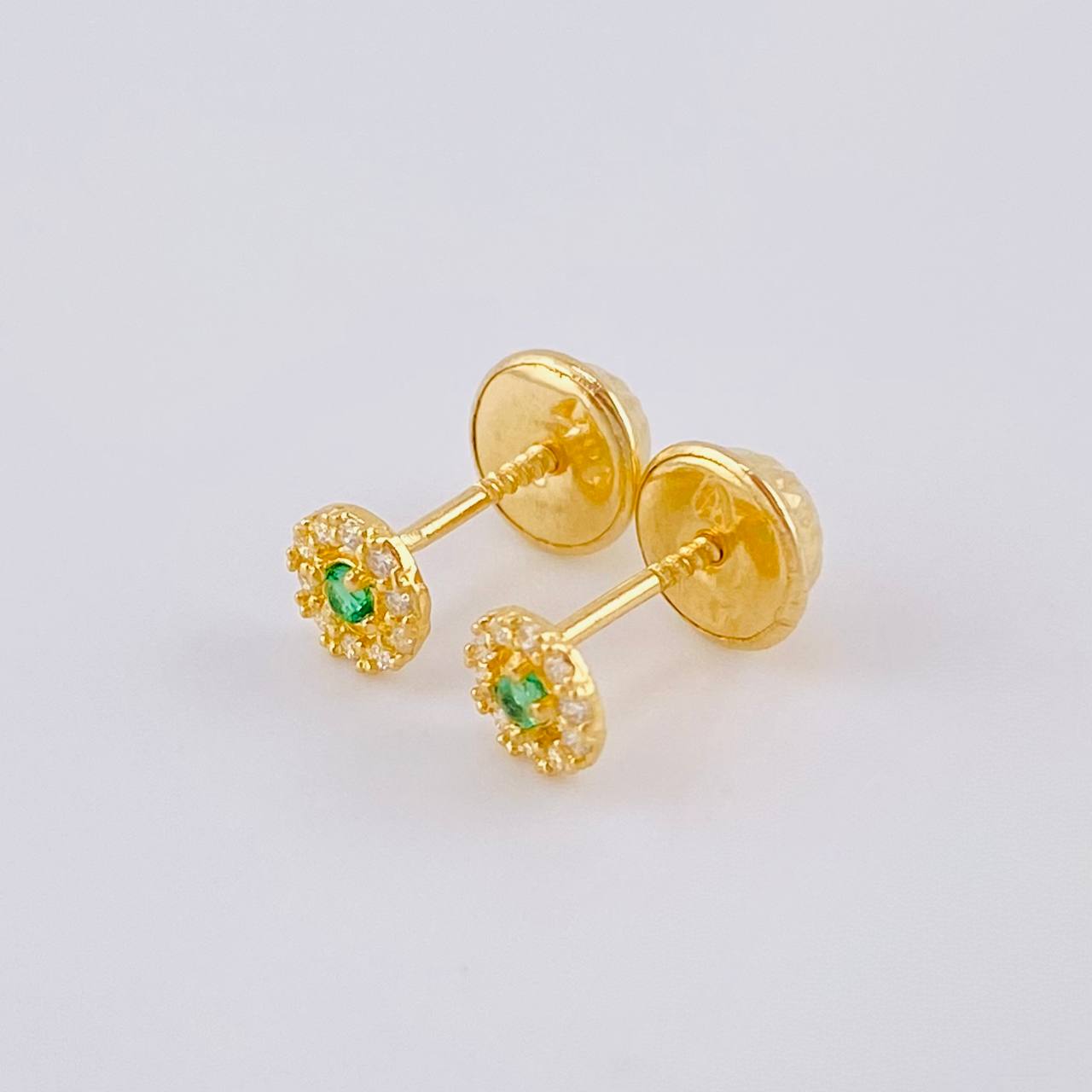 Topos Circulo Halo 0.55 g / 4.4 mm Oro Amarillo 18K