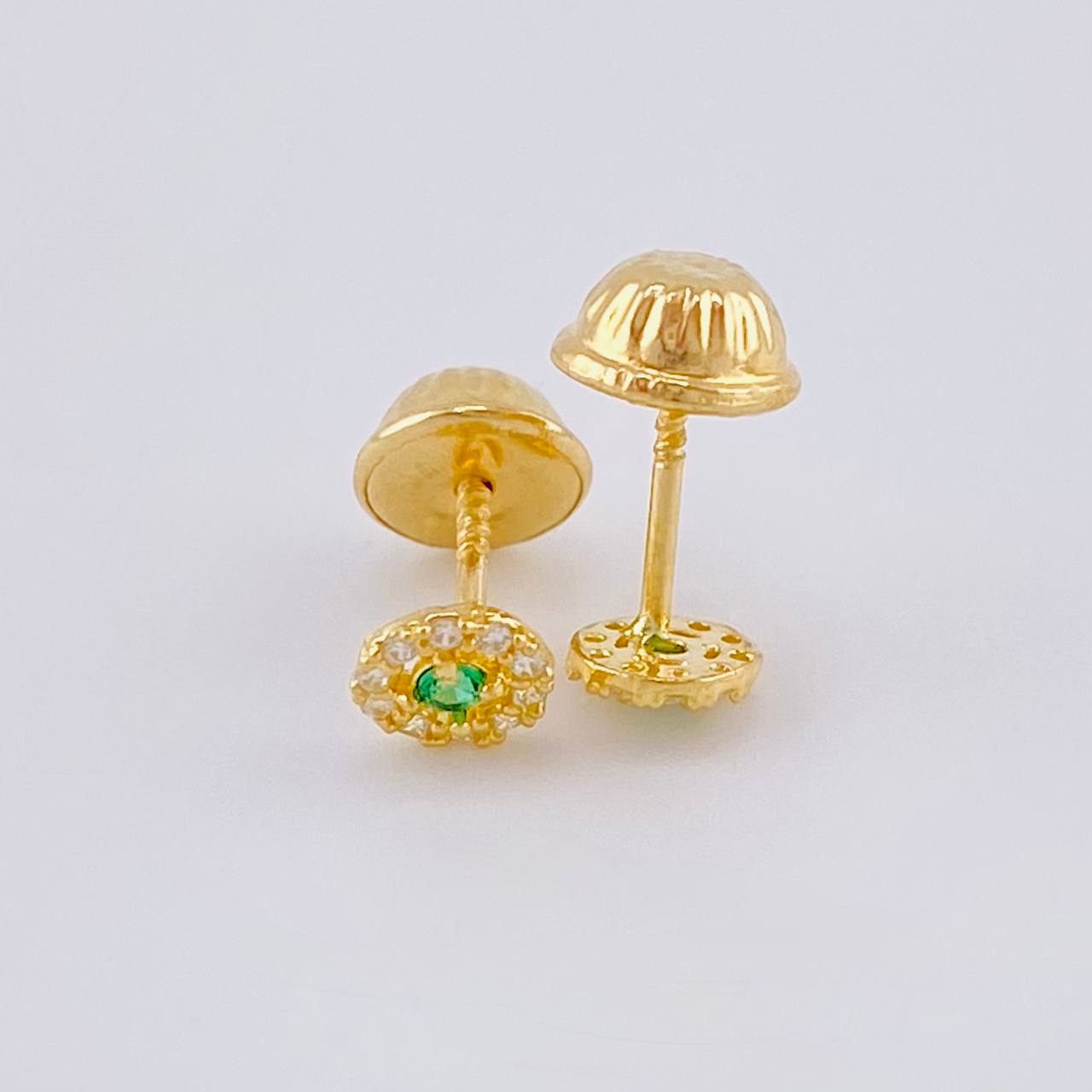 Topos Circulo Halo 0.55 g / 4.4 mm Oro Amarillo 18K