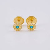 Topos Circulo Halo 0.55 g / 4.4 mm Oro Amarillo 18K