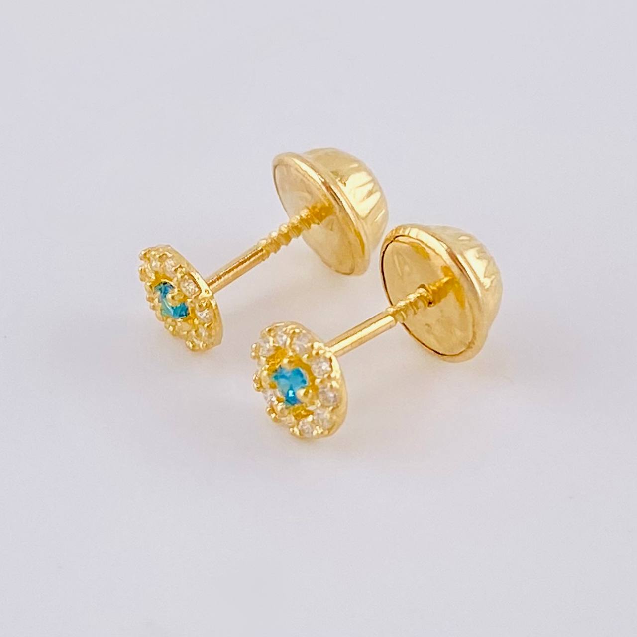 Topos Circulo Halo 0.55 g / 4.4 mm Oro Amarillo 18K