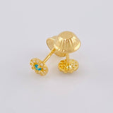 Topos Circulo Halo 0.55 g / 4.4 mm Oro Amarillo 18K