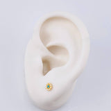 Topos Circulo Halo 0.55 g / 4.4 mm Oro Amarillo 18K