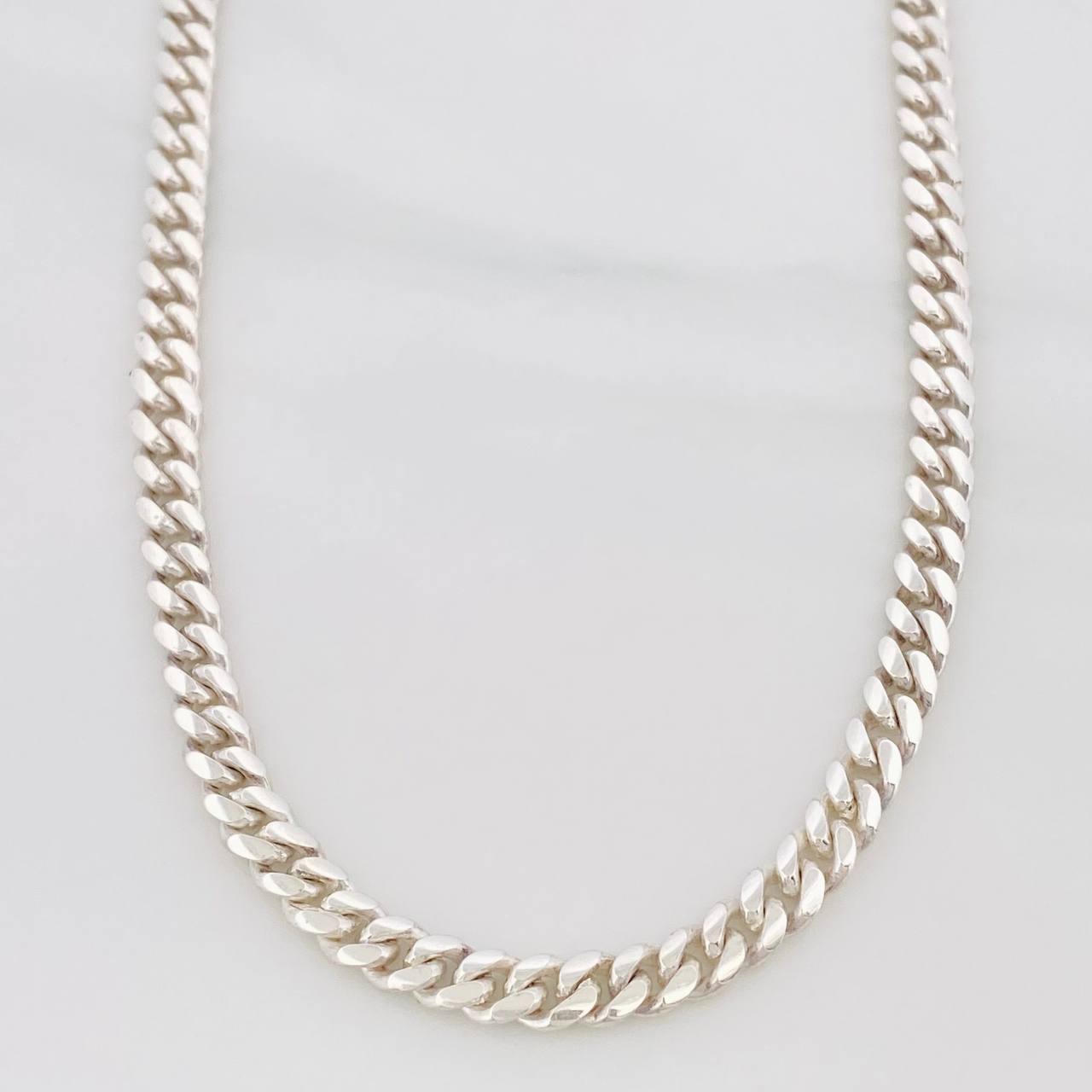 Cadena Cubana 40 g / 60.5 cm / 4.84 mm Plata 950