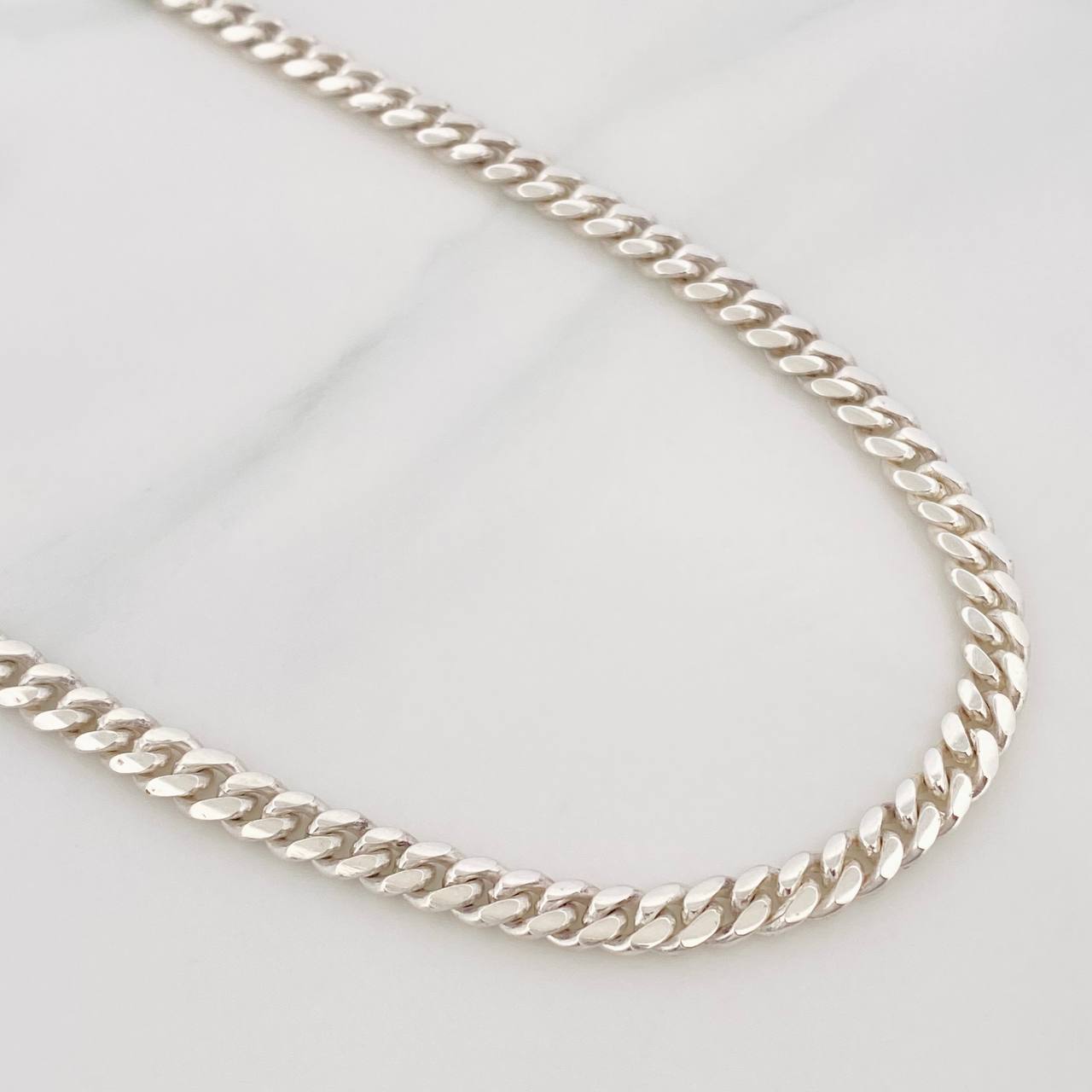 Cadena Cubana 40 g / 69 cm / 4.56 mm Plata 950