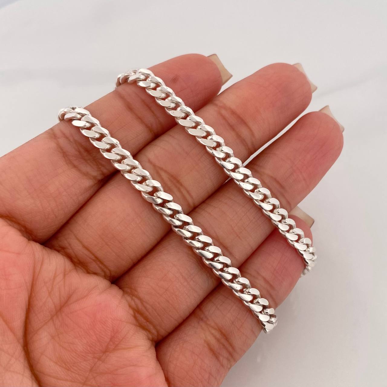 Cadena Cubana 30.25 g / 53.5 cm / 4.45 mm Plata 950