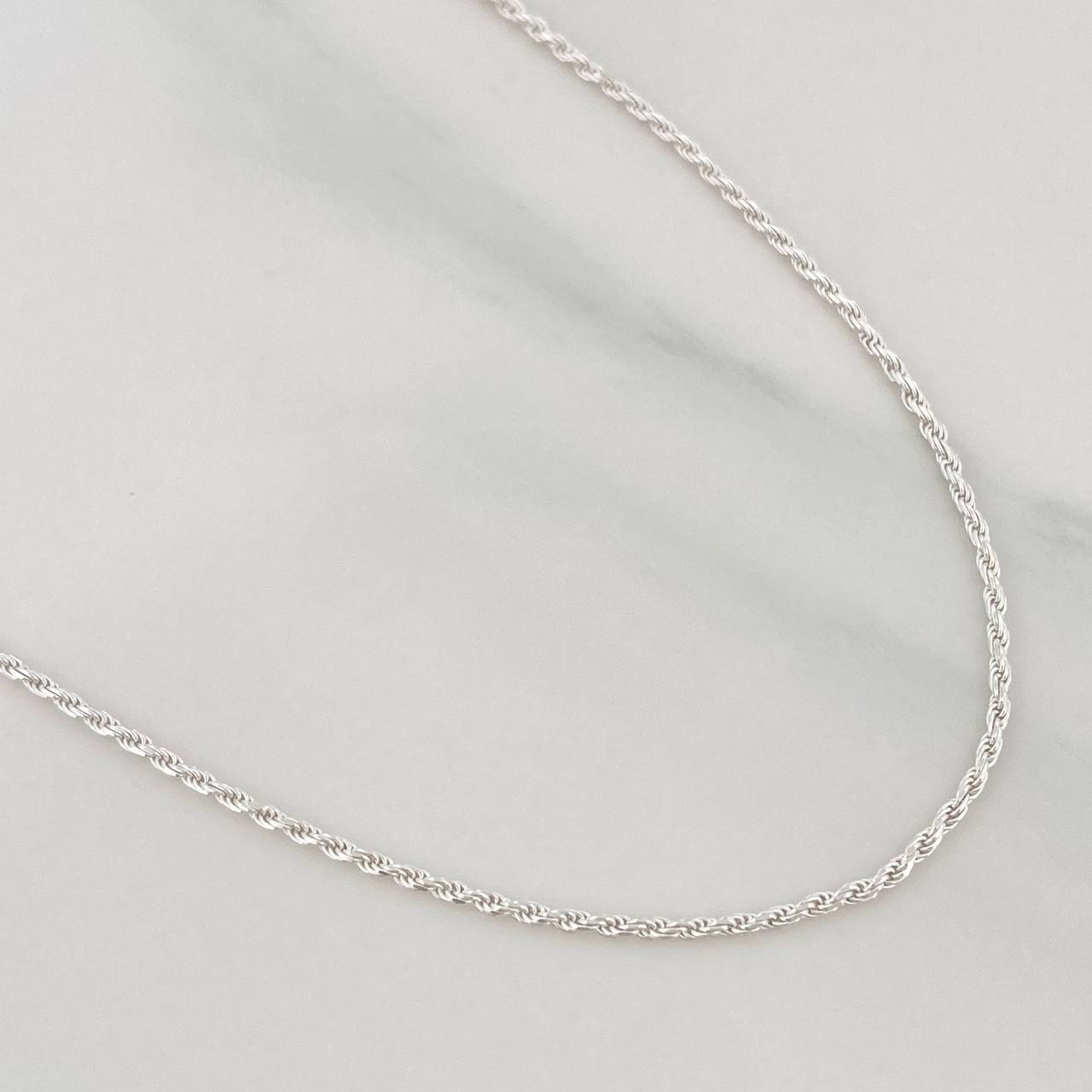 Cadena Lazo 3 g / 60 cm / 1.1 mm Plata 925