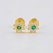 Topos Flor Estrellada 0.85 g / 6 mm Oro Amarillo 18K