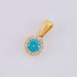 Dije Flor Tupida 1.85 g / 1.8 cm Oro Amarillo 18K