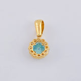 Dije Flor Tupida 1.85 g / 1.8 cm Oro Amarillo 18K