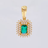 Dije Halo Tupido 2.4 g / 2.1 cm Oro Amarillo 18K