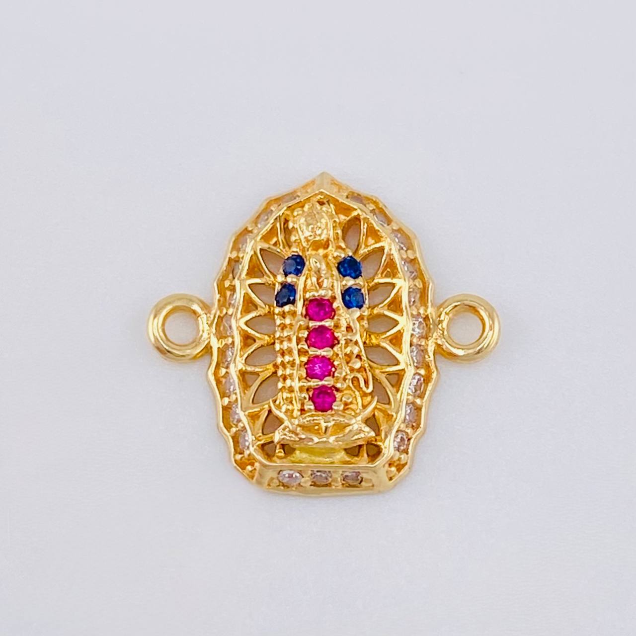 Herraje Virgen Guadalupe 1.25 g / 1.5 cm Oro Amarillo 18K