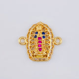 Herraje Virgen Guadalupe 1.2 g / 1.5 cm Oro Amarillo 18K